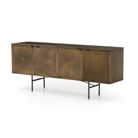 Sunburst Sideboard - Aged Brass
