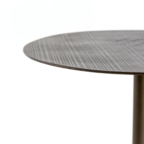 Fannin Bar Table -Aged Brass