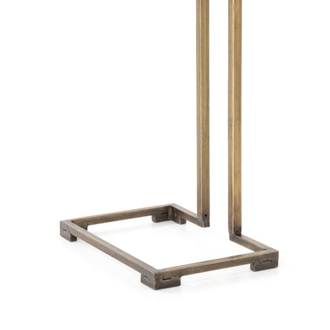 Acid Etch C Table Brass