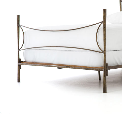 Westwood Bed-Queen - Antique Brass