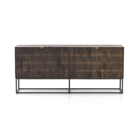 Kelby Sideboard- Carved Vintage Brown