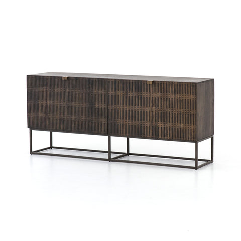Kelby Sideboard- Carved Vintage Brown