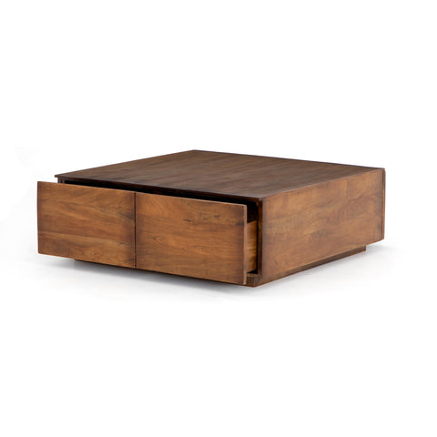 Duncan Storage Coffee Table - Reclaimed Fruitwood