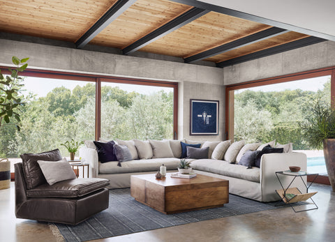 Duncan Storage Coffee Table - Reclaimed Fruitwood