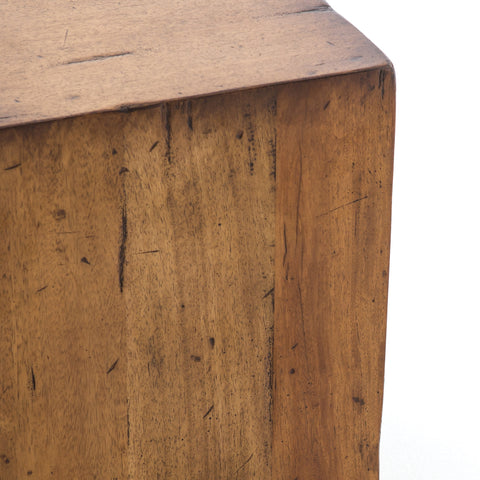 Duncan End Table - Reclaimed Fruitwood
