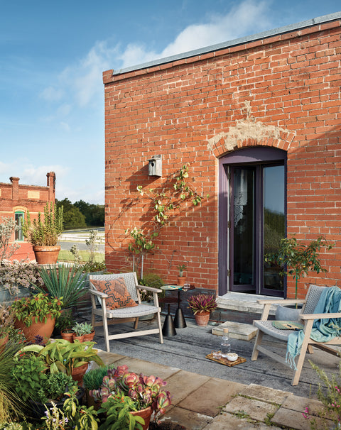 Frisco End Tables Antique Rust Set Of 2
