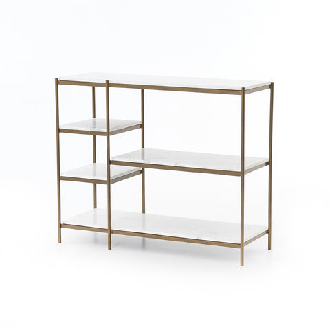 Lily Console Table- Antique Brass