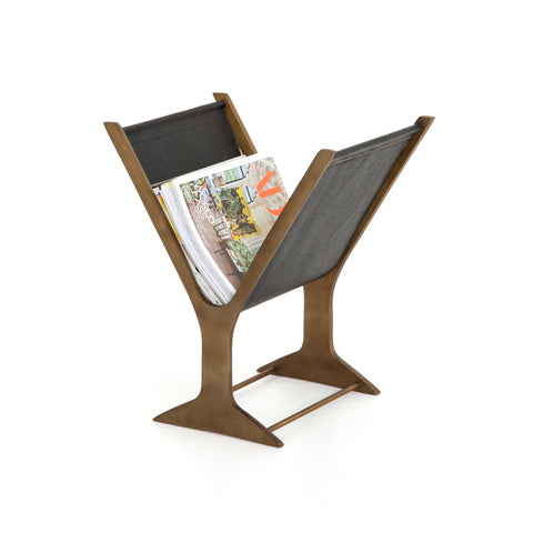 Feldman Magazine Rack-Black