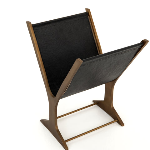 Feldman Magazine Rack-Black