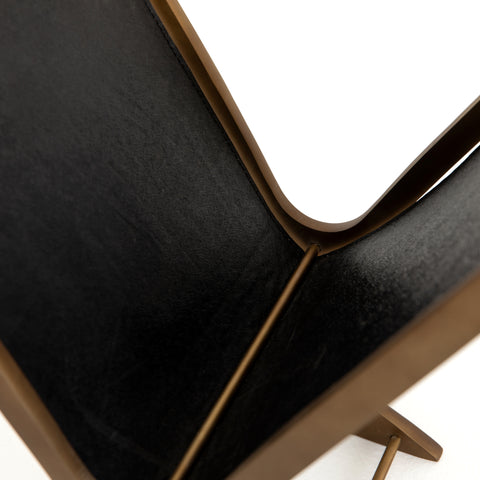 Feldman Magazine Rack-Black