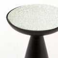 Marlow Mod Pedestal Table-Brushed Bronze