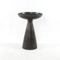 Marlow Mod Pedestal Table-Brushed Bronze