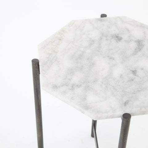 Adair Side Table -Hammered Grey