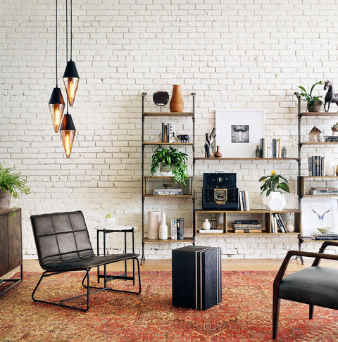 Adair Side Table -Hammered Grey