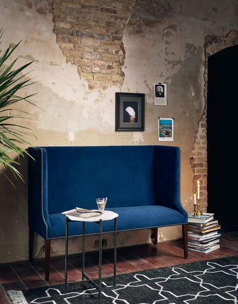 Adair Side Table -Hammered Grey