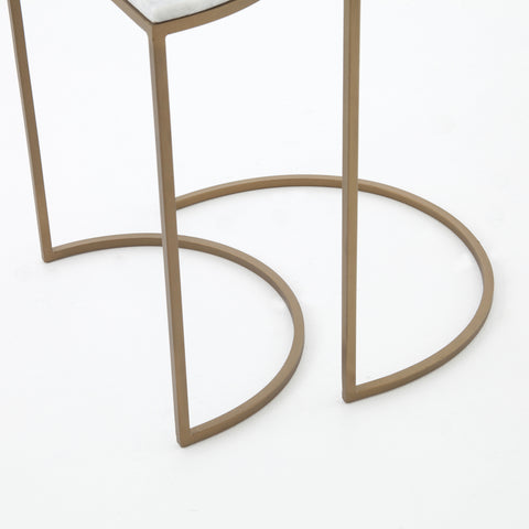 Ane Nesting Tables - Iron Matte Brass