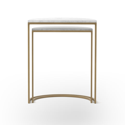 Ane Nesting Tables - Iron Matte Brass