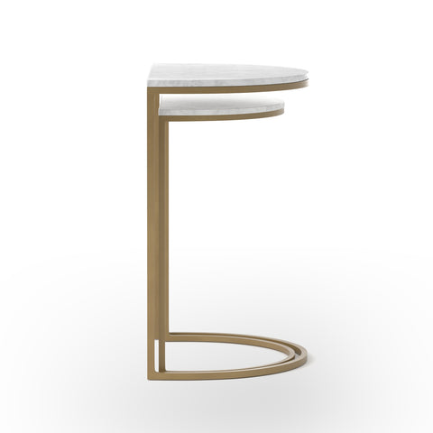 Ane Nesting Tables - Iron Matte Brass