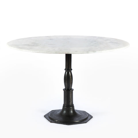 Lucy Round Dining Table-48" - Carbon Wash