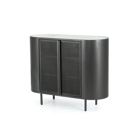 Libby Small Cabinet-Gunmetal