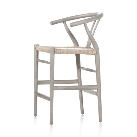 Muestra Counter Stool-Weathered Grey