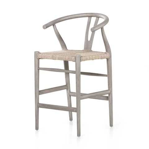 Muestra Counter Stool-Weathered Grey