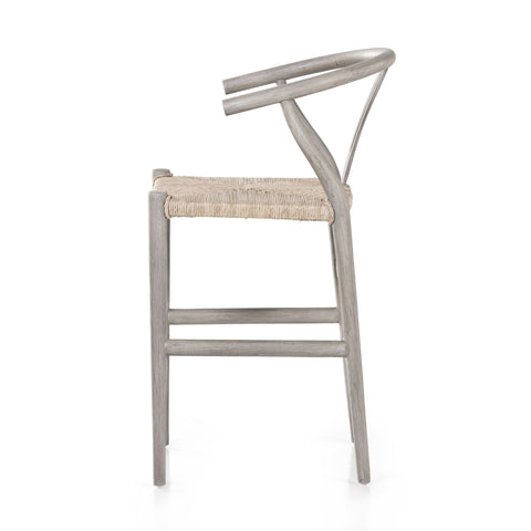 Muestra Counter Stool-Weathered Grey