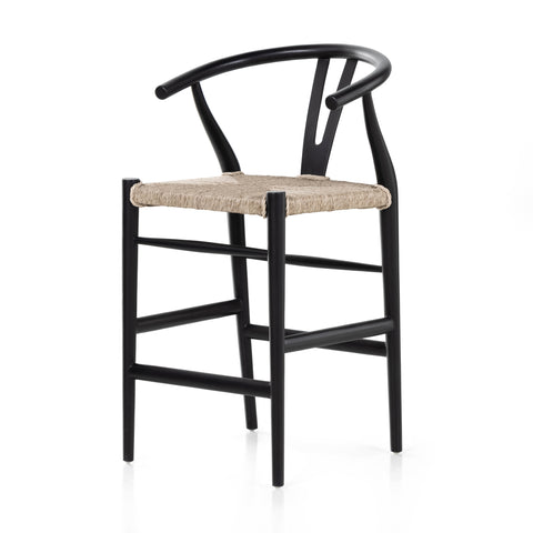 Muestra Counter Stool-Black Teak