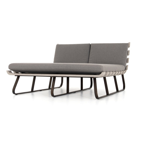 Dimitri Outdoor Double Daybed-Charcoal