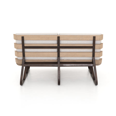 Dimitri Outdoor Double Daybed-Stone Grey
