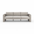 Leroy Outdoor Sofa-96"-Grey/Stone Grey