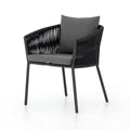 Porto Outdoor Dining Chair-Charcoal