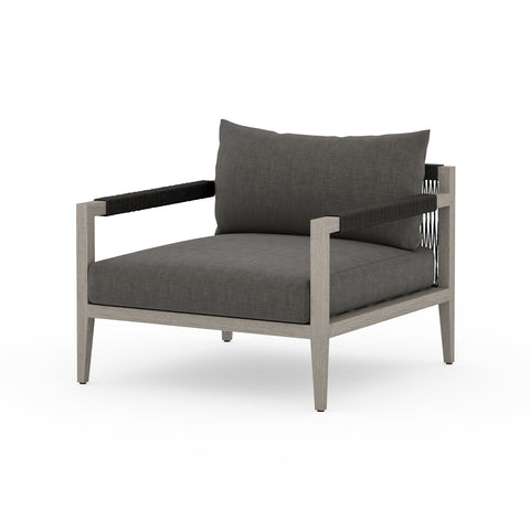 Sherwood Outdoor Chair-Grey/Charcoal