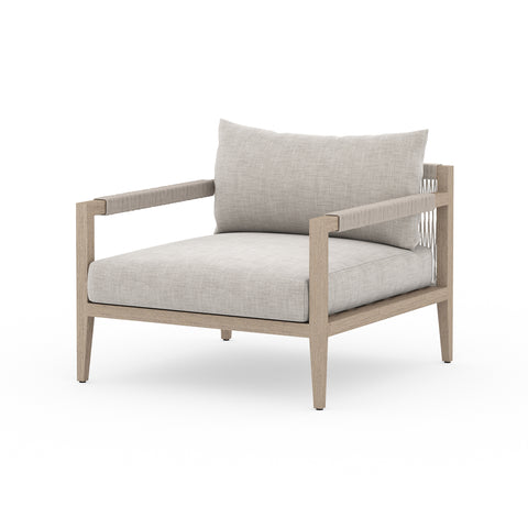 Sherwood Outdoor Chair - Brown/Stone Grey