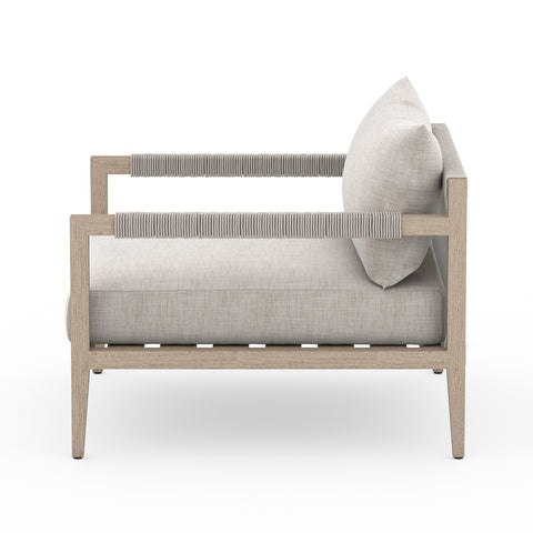 Sherwood Outdoor Chair - Brown/Stone Grey