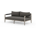 Sherwood Outdoor Sofa-63"-Grey/Charcoal