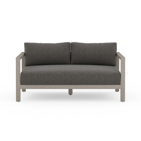 Sonoma Outdoor Sofa-60"-Grey/Charcoal