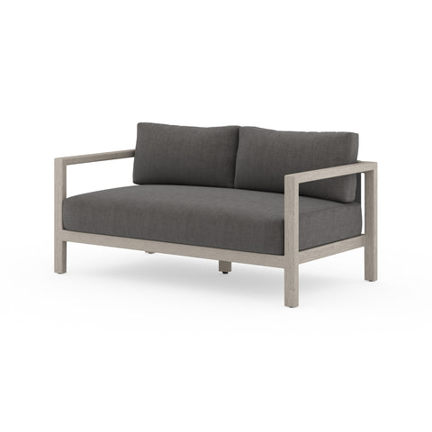 Sonoma Outdoor Sofa-60"-Grey/Charcoal