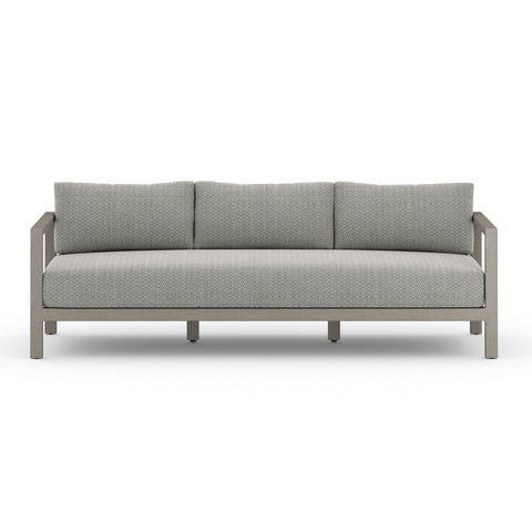 Sonoma Outdoor Sofa-88"-Grey/Faye Ash