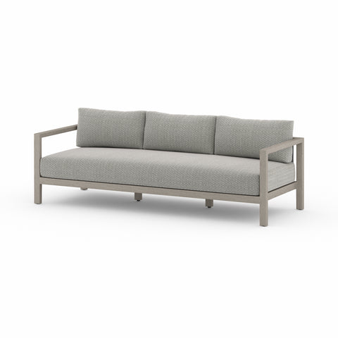 Sonoma Outdoor Sofa-88"-Grey/Faye Ash