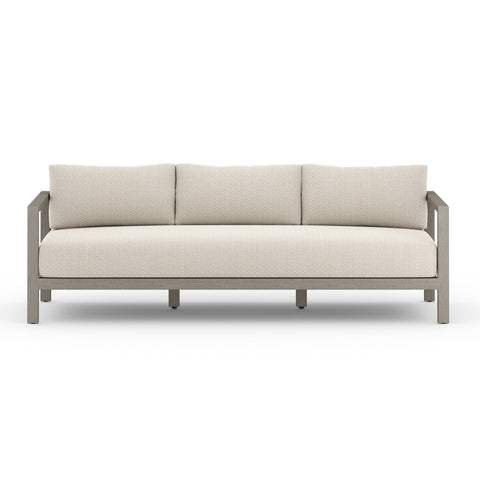 Sonoma Outdoor Sofa-88"-Grey/Faye Sand