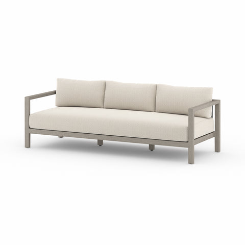 Sonoma Outdoor Sofa-88"-Grey/Faye Sand