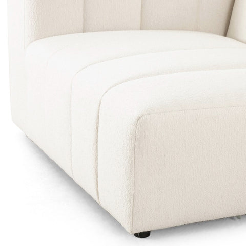 Langham Channeled LAF Sectional Piece - Fayette Cloud