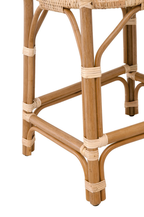 Laguna Counter Stool - Sanded Peel Rattan