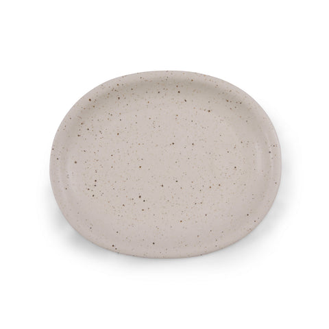 Oval Speckled Ceramic Platter