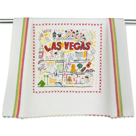 Embroidered City Dish Towel