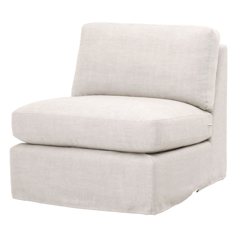 Lena Modular Slope Arm Slipcover Armless Chair