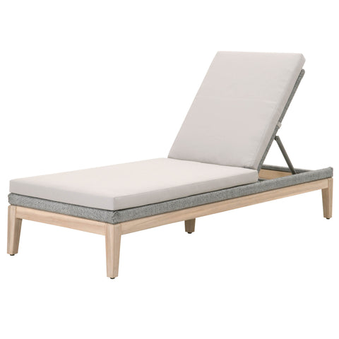 Loom Outdoor Chaise - Platinum Rope
