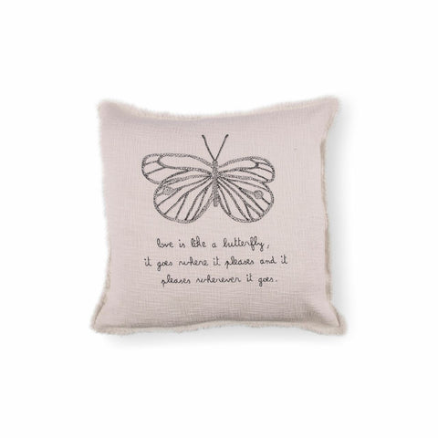 Love Is Like A Butterfly Pillow