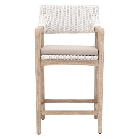 Lucia Counter Stool - White Rattan